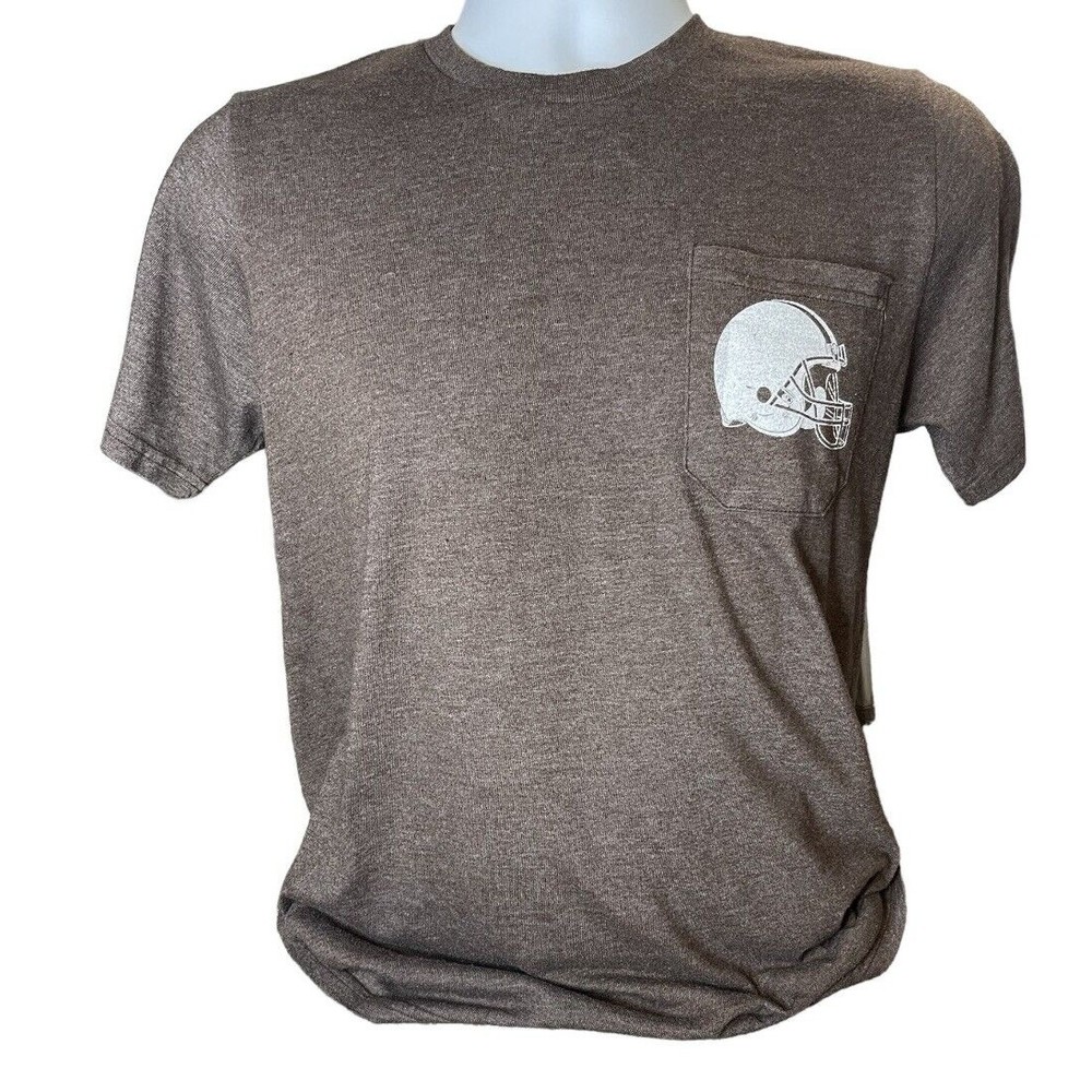 Cleveland Browns Tshirt Majestic Threads‎ Football Size Small S Tee NFL Brown